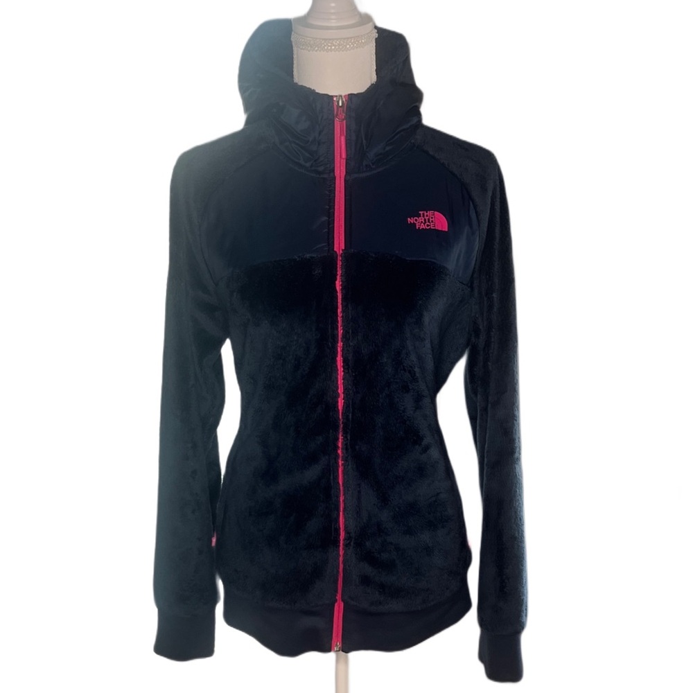 The North Face Women's Dark Jacket with Pink Highlights